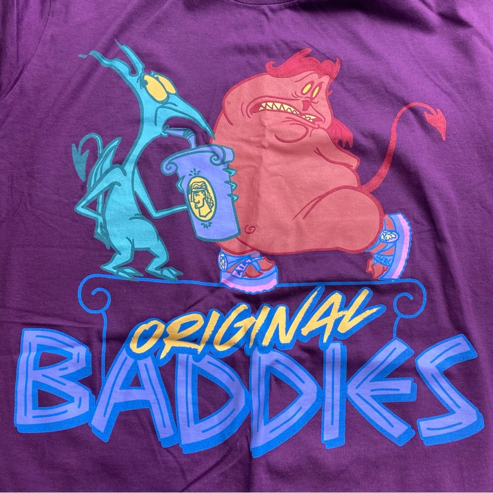 Disney Park T Shirt Original Baddies Pain and Panic Hercules Women’s Large